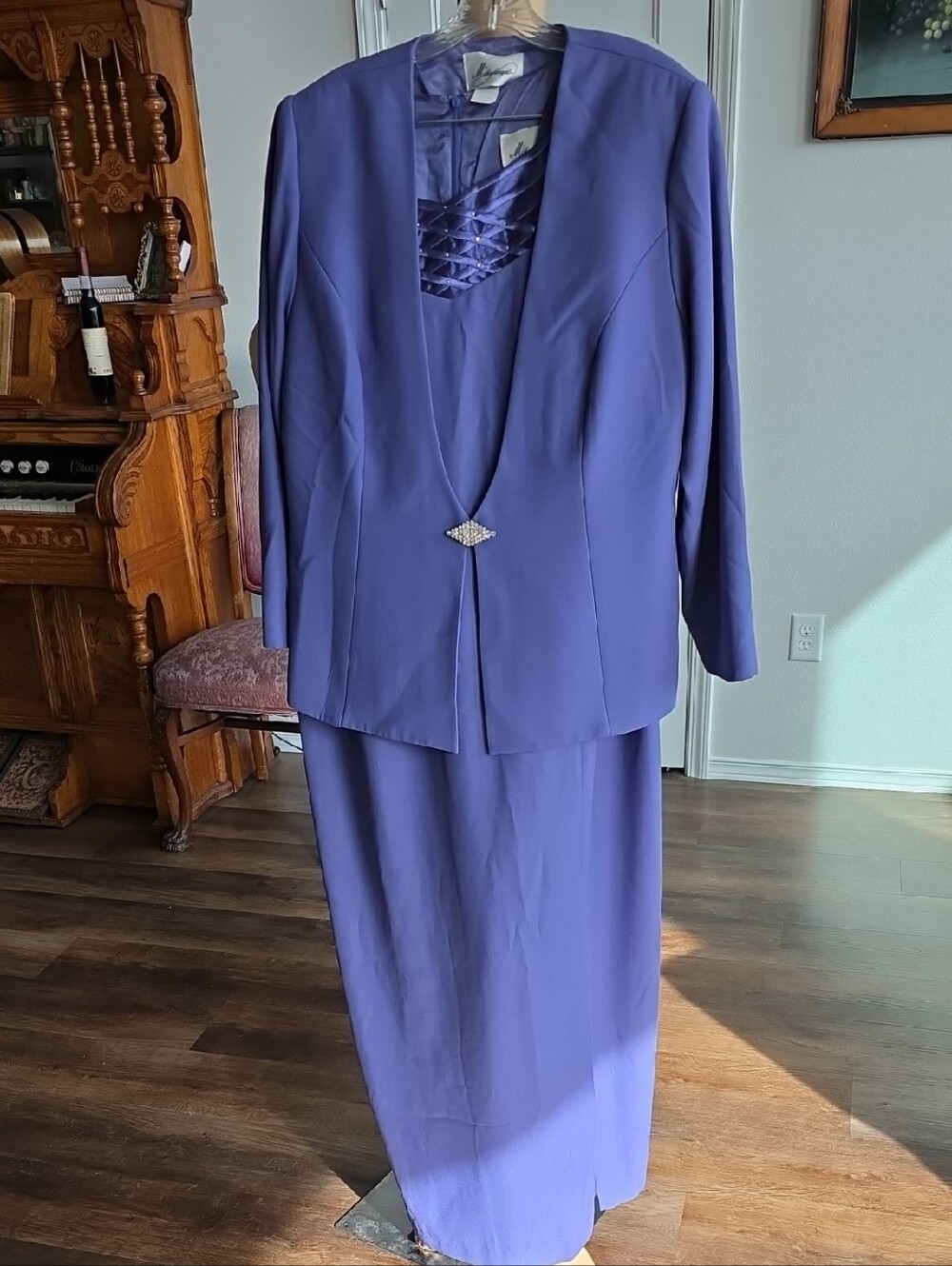 Michaelangelo Lavender Two-Piece Dress Set